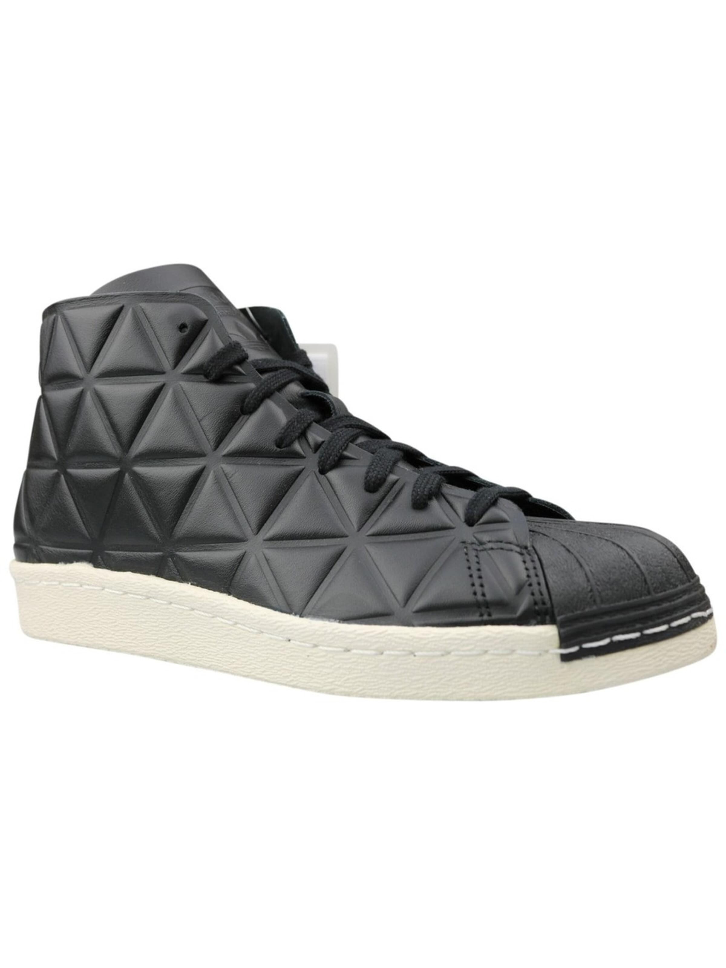ADIDAS ORIGINALS High-Top Sneakers 'Adidas Pro Model 80s Polygon S80562' in Black: front