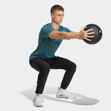 ADIDAS PERFORMANCE T-Shirt in Grün