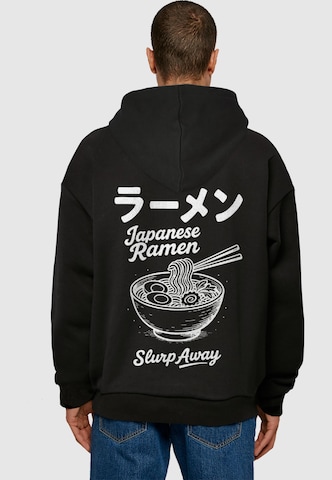 Merchcode Sweatshirt 'Japanese Ramen' in Zwart: voorkant