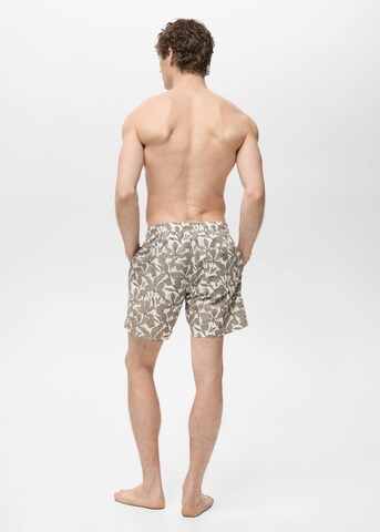 MANGO MAN Board Shorts 'Flor' in Green