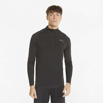 PUMA Performance Shirt in Black: front