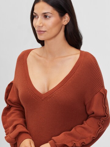 LASCANA Pullover in Rot