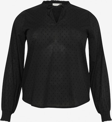 Chemisier 'Lynia' KAFFE CURVE en gris : devant