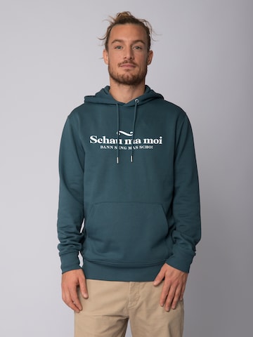 Felpa di Watapparel in blu: frontale