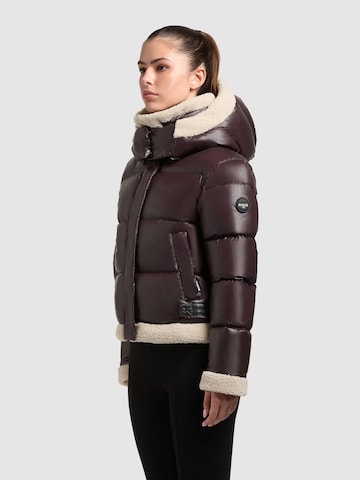 Veste d’hiver 'Nessie2' khujo en marron