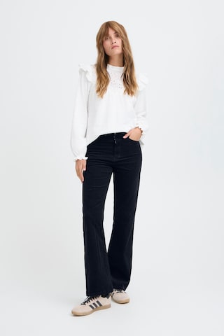 évasé Pantalon Pulz en bleu