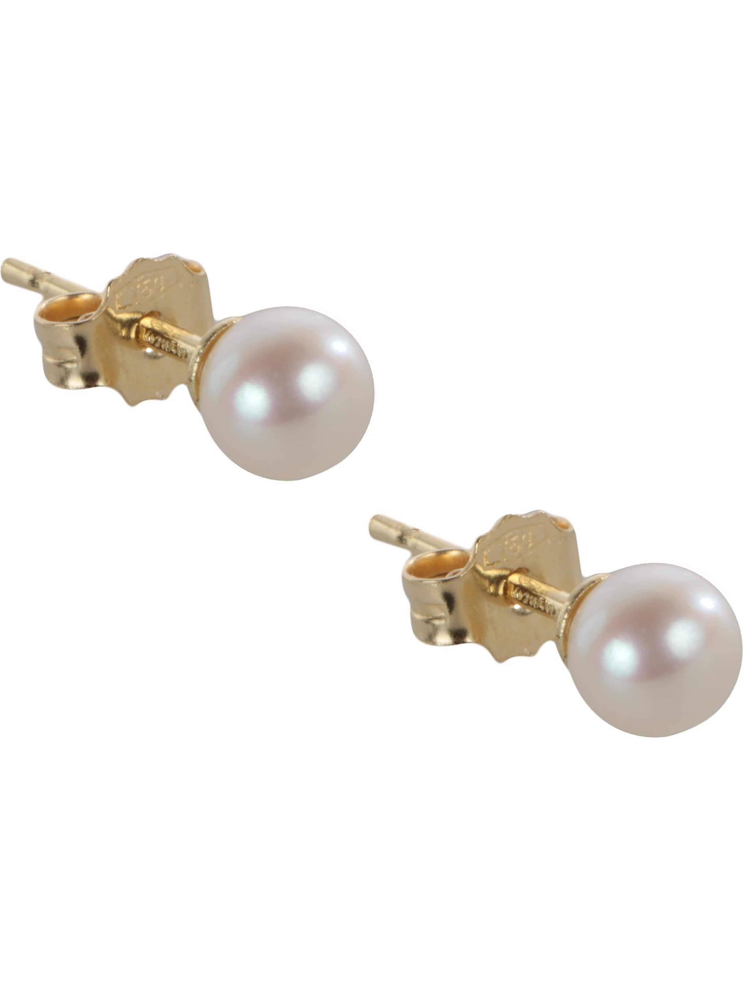 CHRIST Ohrringe in Gold: Vorderseite