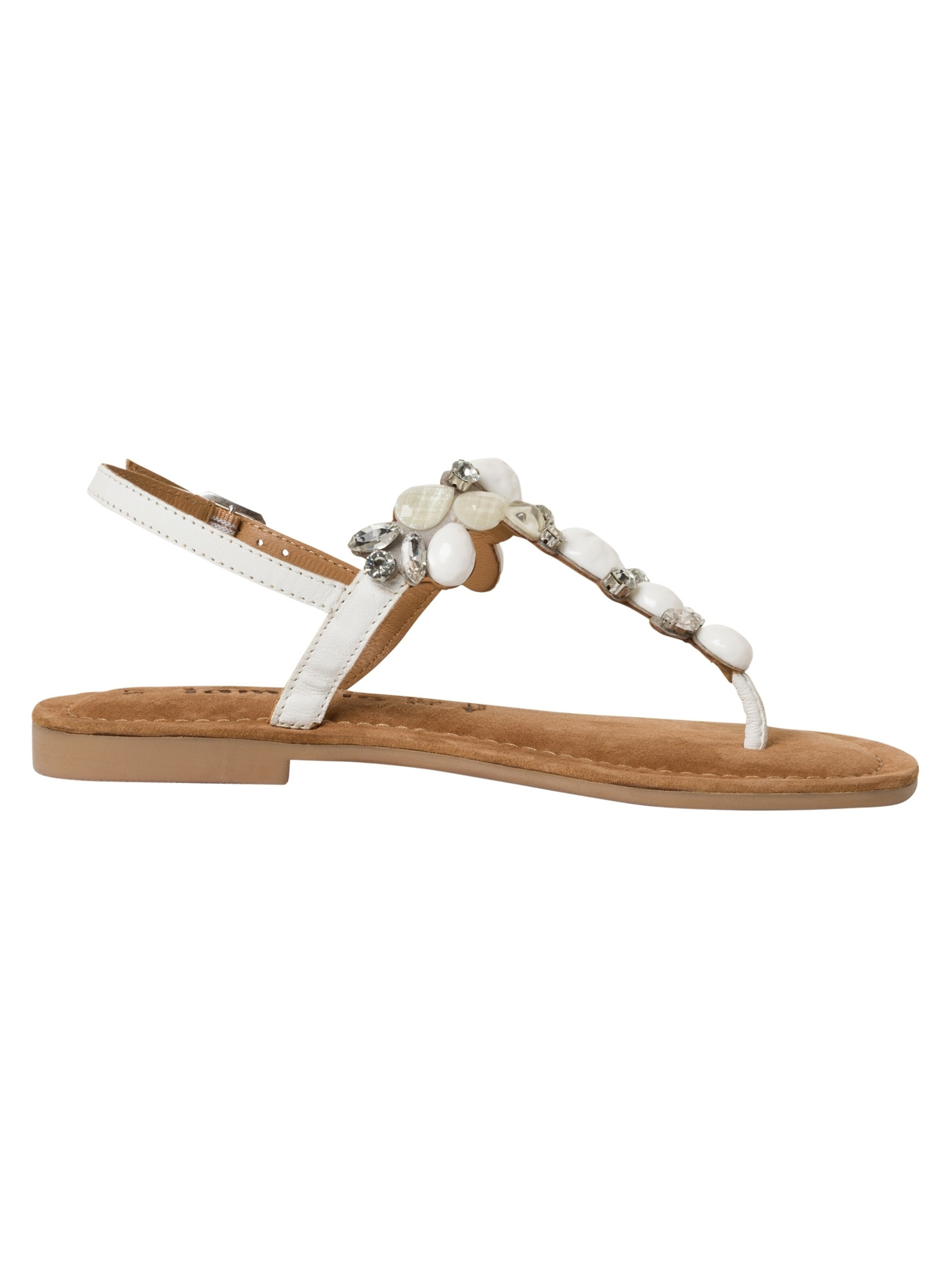 Tamaris Teenslipper in Wit