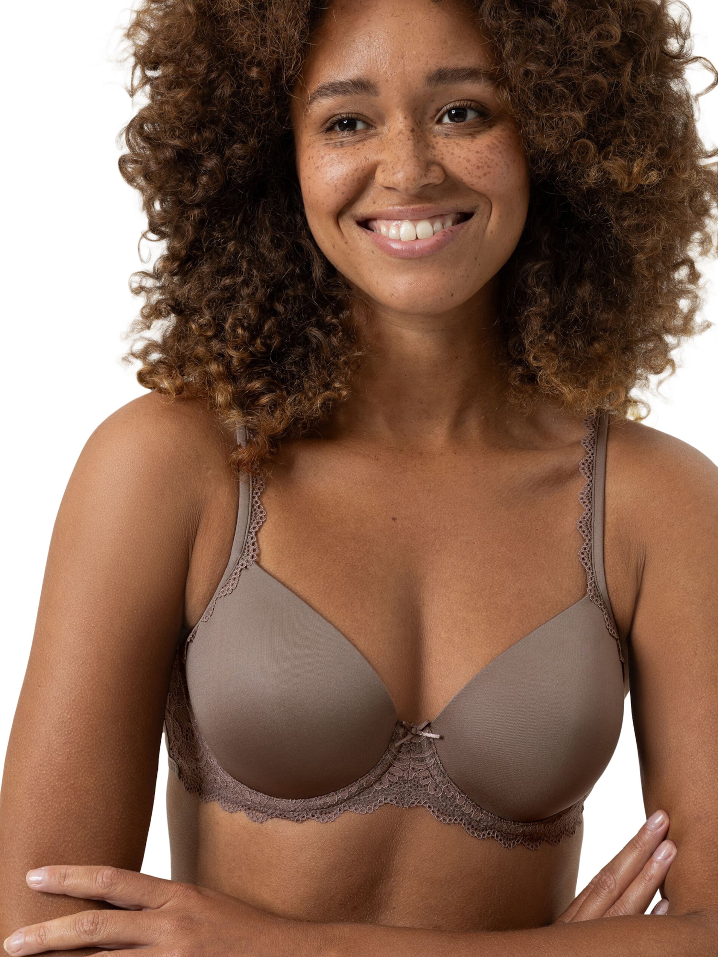 Mey Minimiser Bra in Brown: front