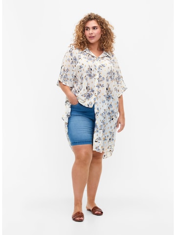 Zizzi Blouse 'Alma' in Wit