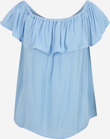 ICHI Blouse 'MARRAKECH' in Blauw: voorkant