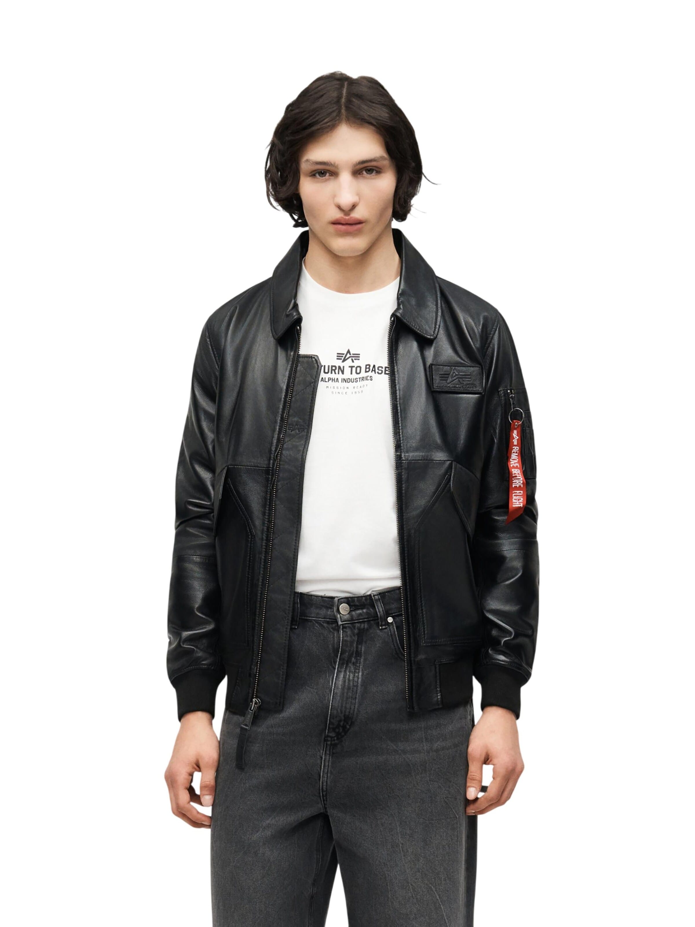 melns ALPHA INDUSTRIES Starpsezonu jaka