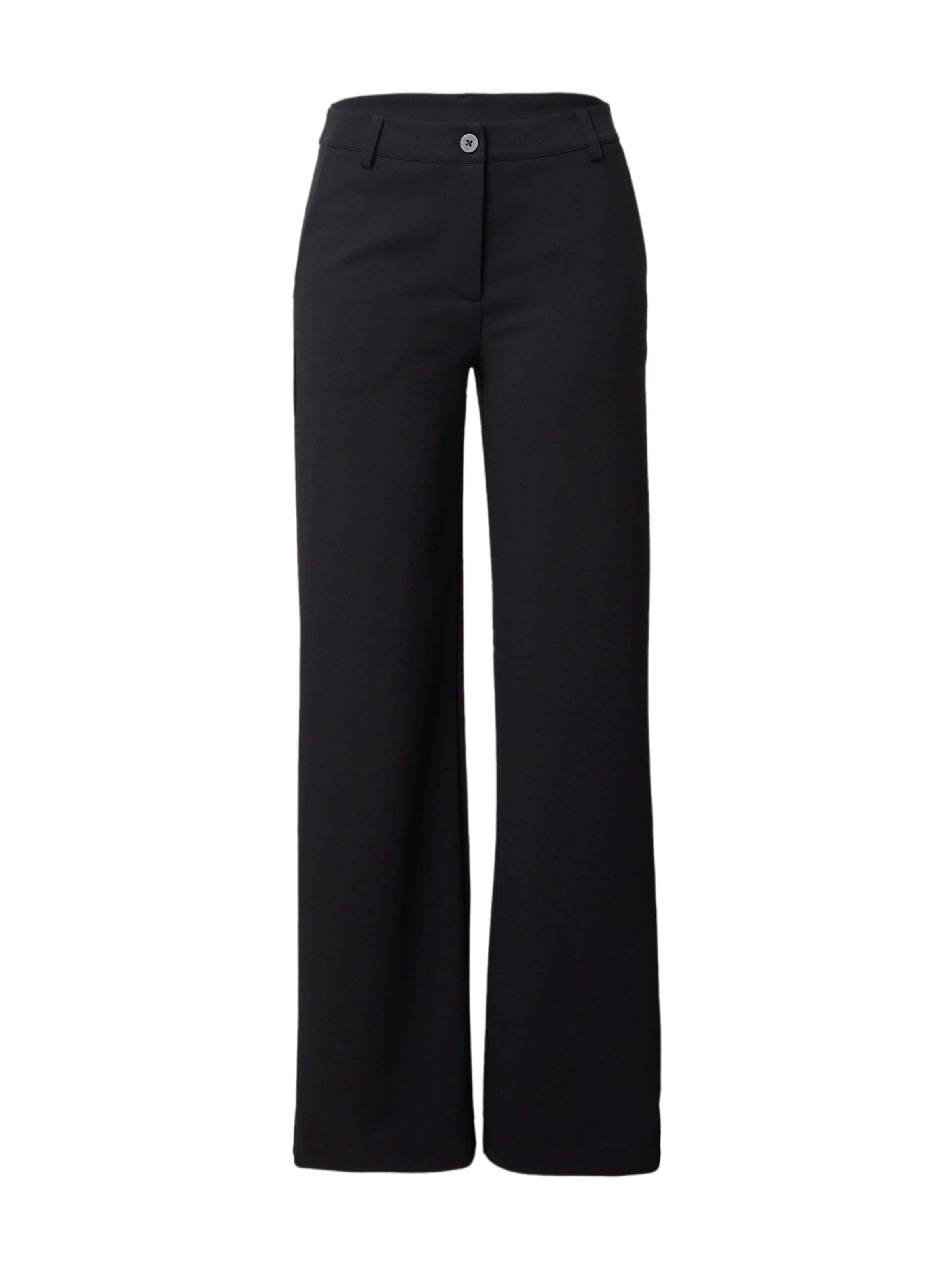 Bootcut Pantalon 'NANNI' Freequent en noir : devant