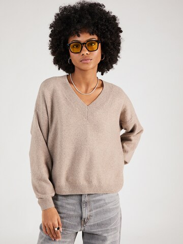 HOLLISTER Sweater in Beige: front