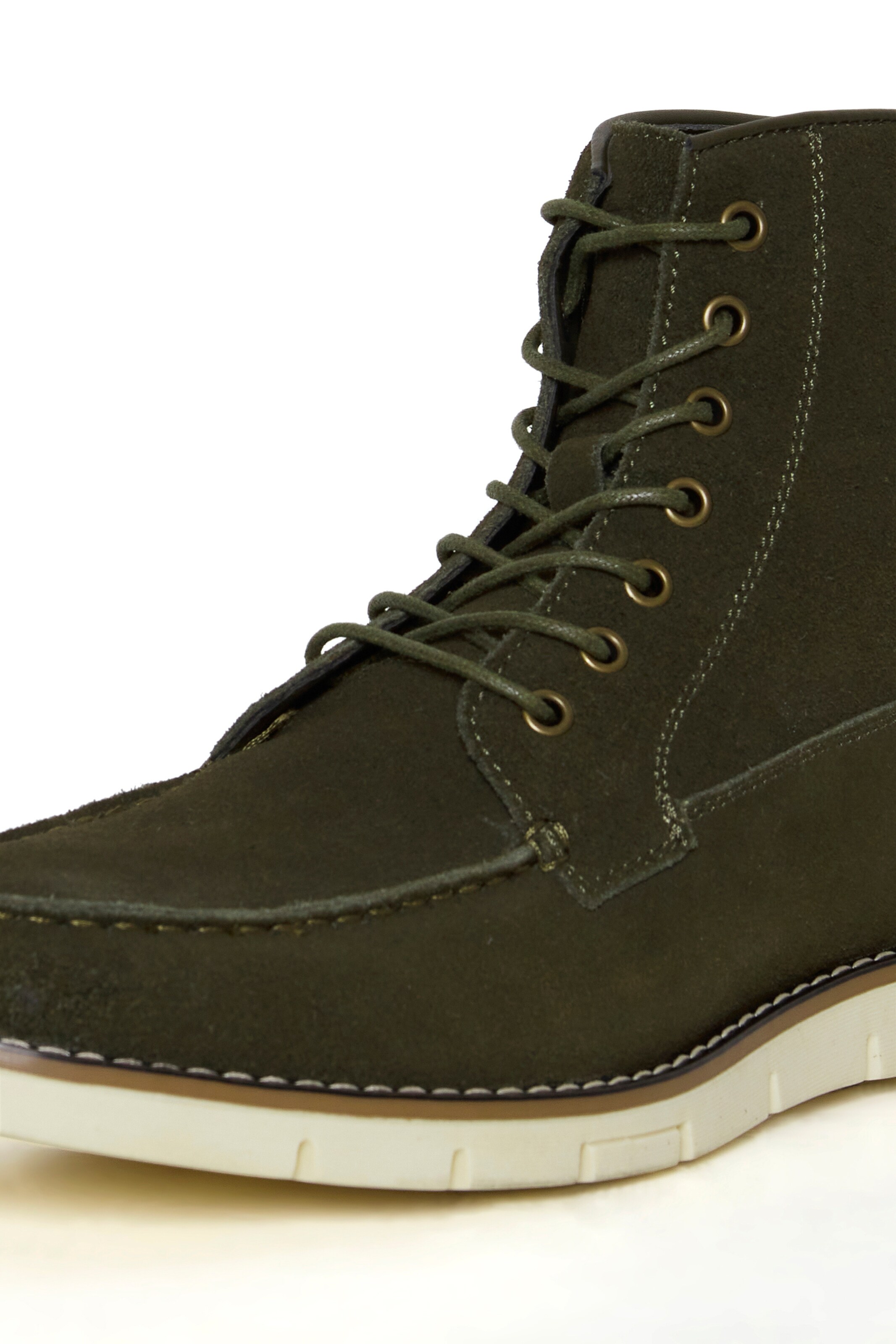 Bottines à lacets BLEND en vert