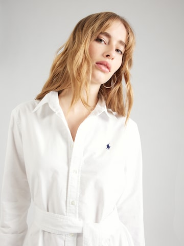 Polo Ralph Lauren Рокля тип риза 'MARINER' в бяло