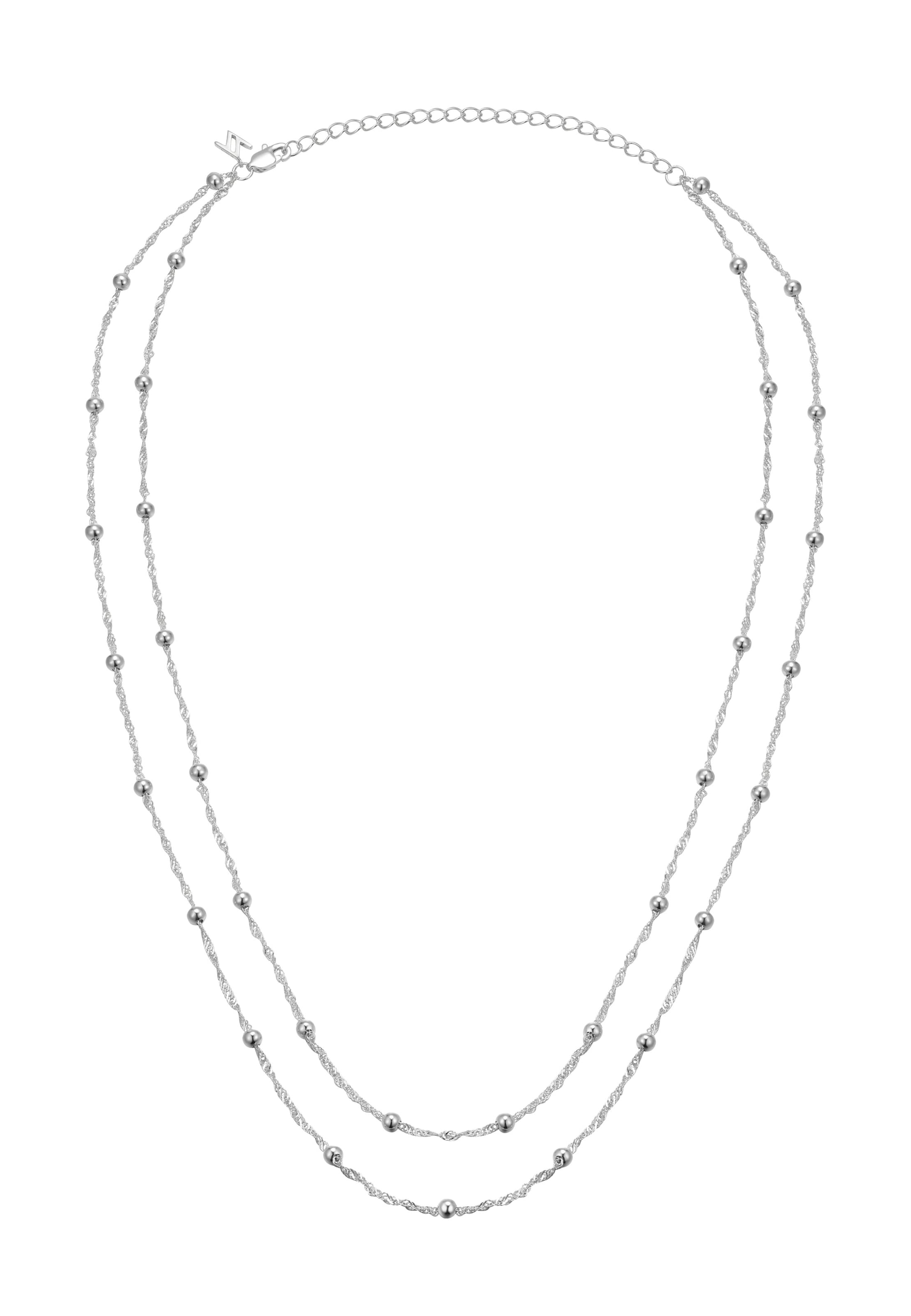 Nana Kay Necklace 'Modern Aztec' in Silver: front