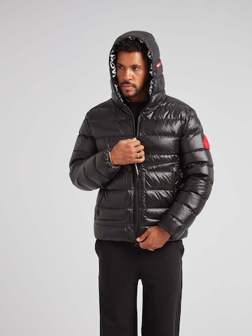 JACK1T Jacke ' R4D Tramline Puffer Racer Matt ' in Schwarz