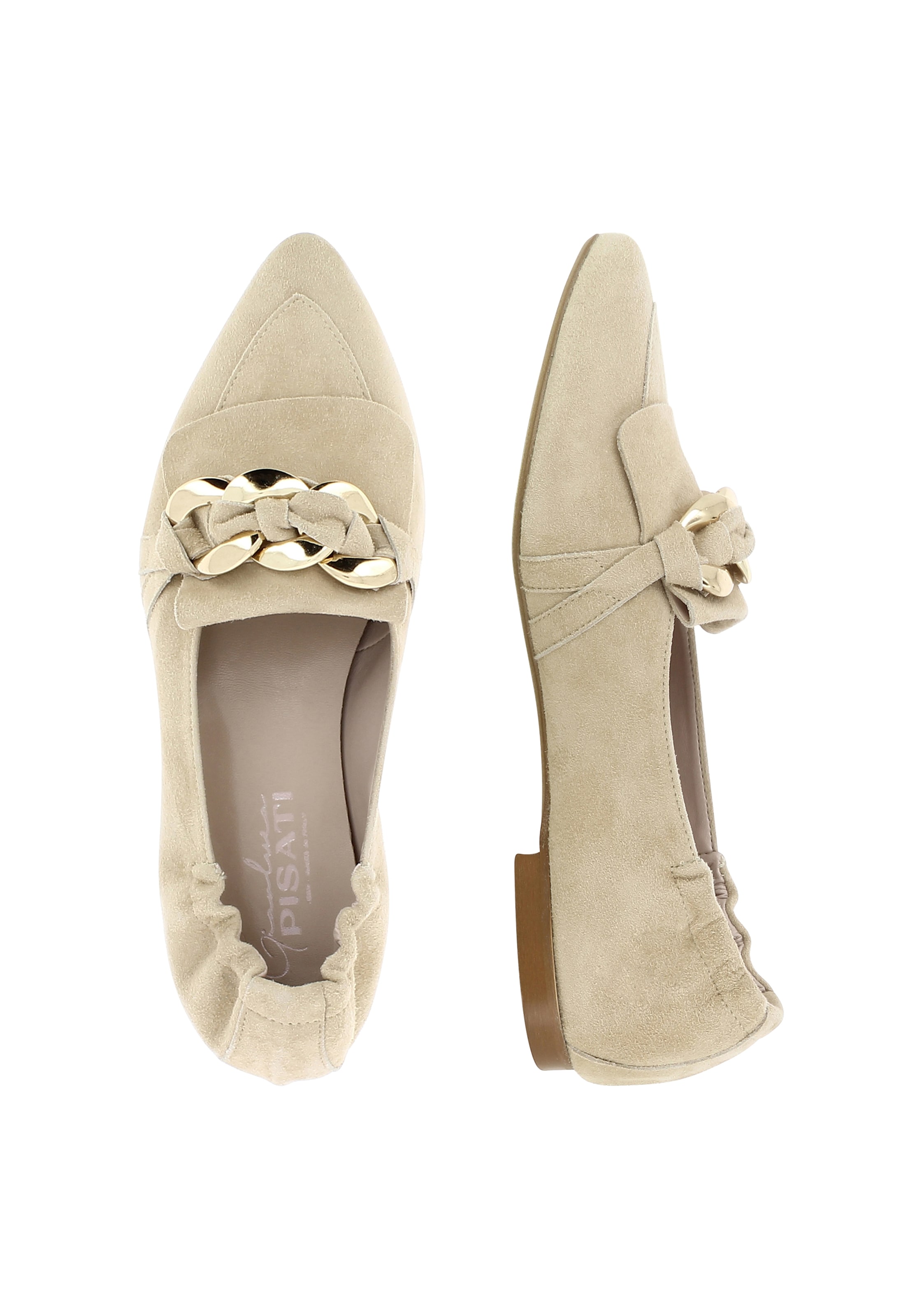 Frauen Halbschuhe Gianluca Pisati Slipper 'Hope' in Camel - OG82739 Frauen Halbschuhe Gianluca Pisati Slipper 'Hope' in Camel - OG82739