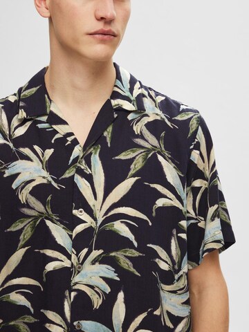 SELECTED HOMME - Ajuste regular Camisa 'SLHNOA' en azul