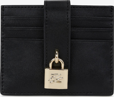 Karl Lagerfeld Kotelo ' K/Autograph Kartenetui mit Vorhängeschloss ' koossa One Size värissä musta, Tuotenäkymä