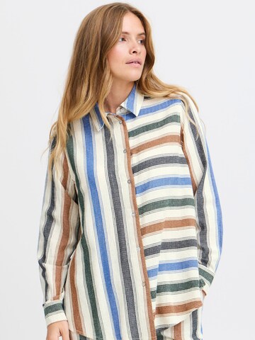 PULZ Jeans Tunic ' PZNORAH Shirt ' in Mixed colours