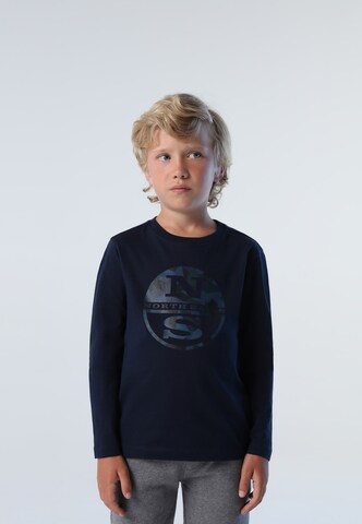 North Sails Shirt in Blauw: voorkant