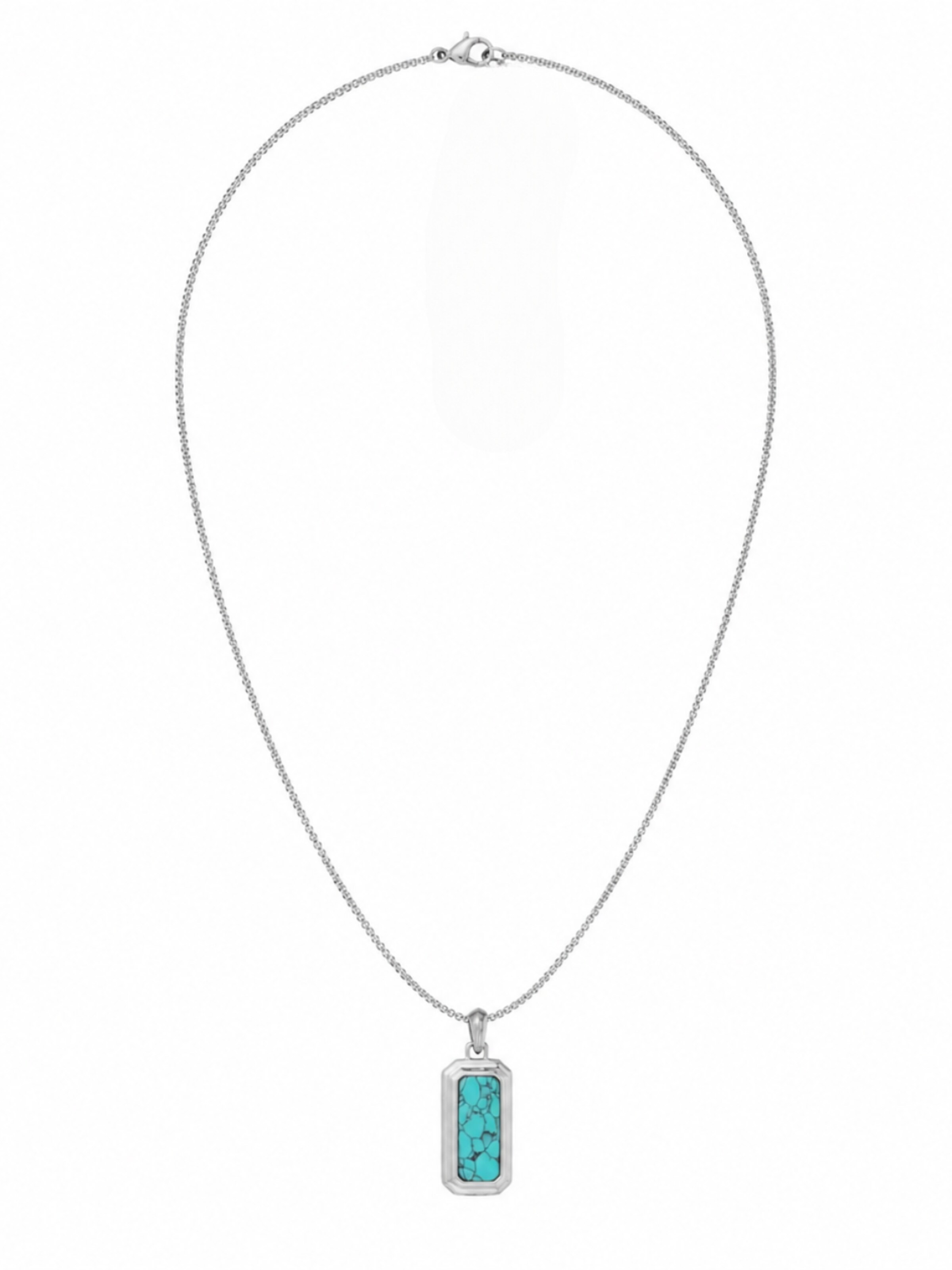 Eternal Necklace in Blue: front
