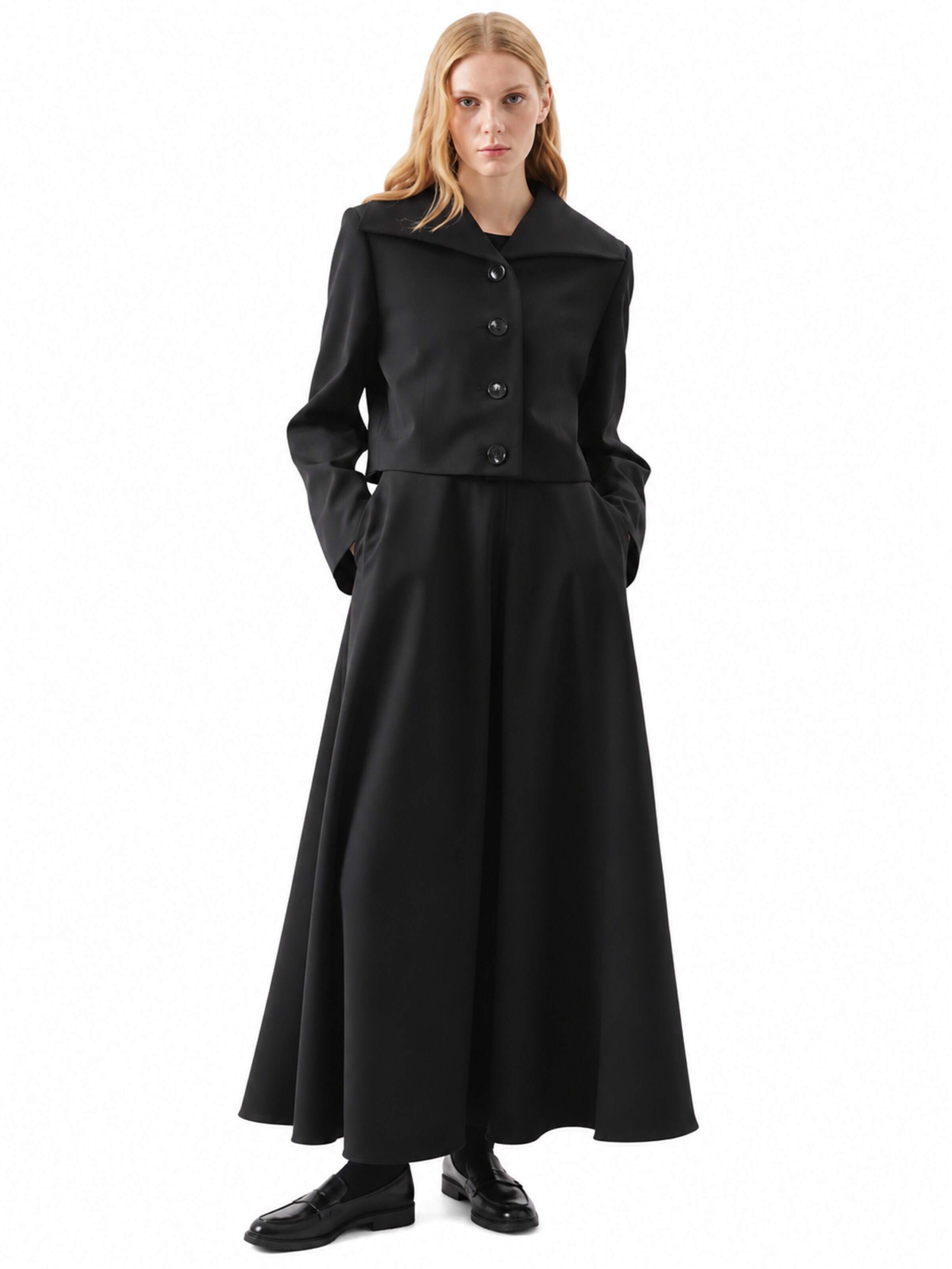 MANUKA Between-Season Jacket in Black: front