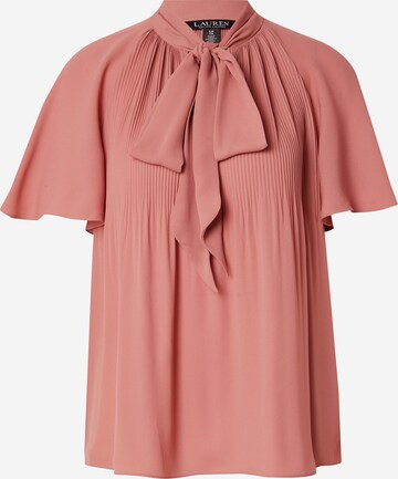 Lauren Ralph Lauren Bluse 'DRAPEY POLY' in Pink: predná strana