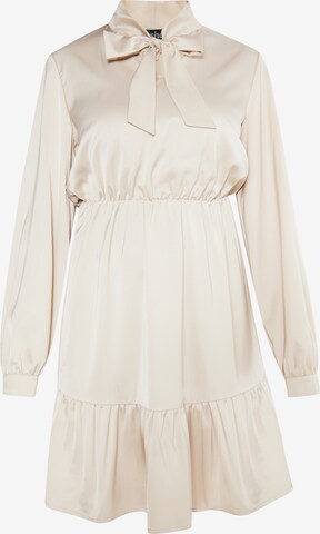 Robe usha BLACK LABEL en beige : devant