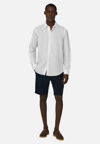 Boggi Milano Regular Fit Hemd in Weiß