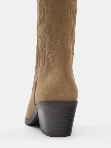Bottes de cowboy Pull&Bear en marron