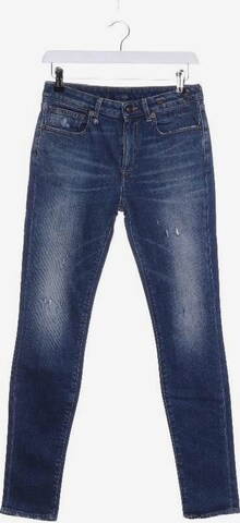 R13 Jeans in 26 in Blue: front