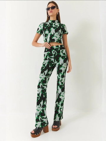 Bianco Lucci - Calças de fato em verde