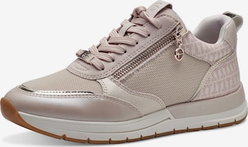 Sneaker low de la Tamaris pe roz: față