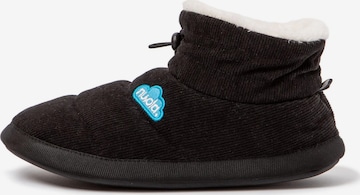 Nuvola. Hausschuh 'Home Cordy' in Schwarz: Vorderseite