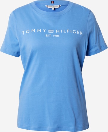 T-shirt TOMMY HILFIGER en bleu : devant