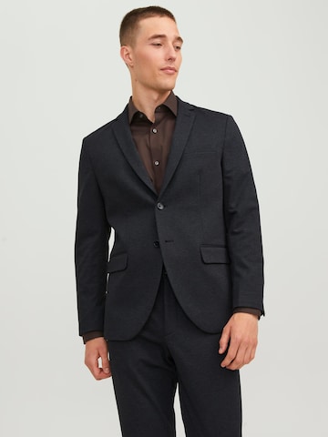 Coupe slim Veste de costume 'JONES' JACK & JONES en noir : devant