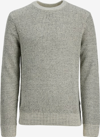 JACK & JONES Свитер 'JJGLOBAL' в Бежевый: спереди