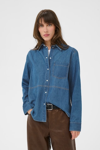 Part Two Blouse 'AlvinePW' in Blue: front