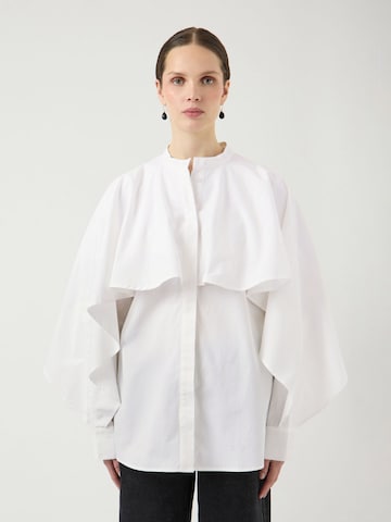 Camicia da donna 'YASLau' di YAS in bianco: frontale