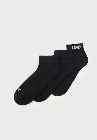 LEVI'S ® Sockor 'ORANGE TAB' i svart: framsida
