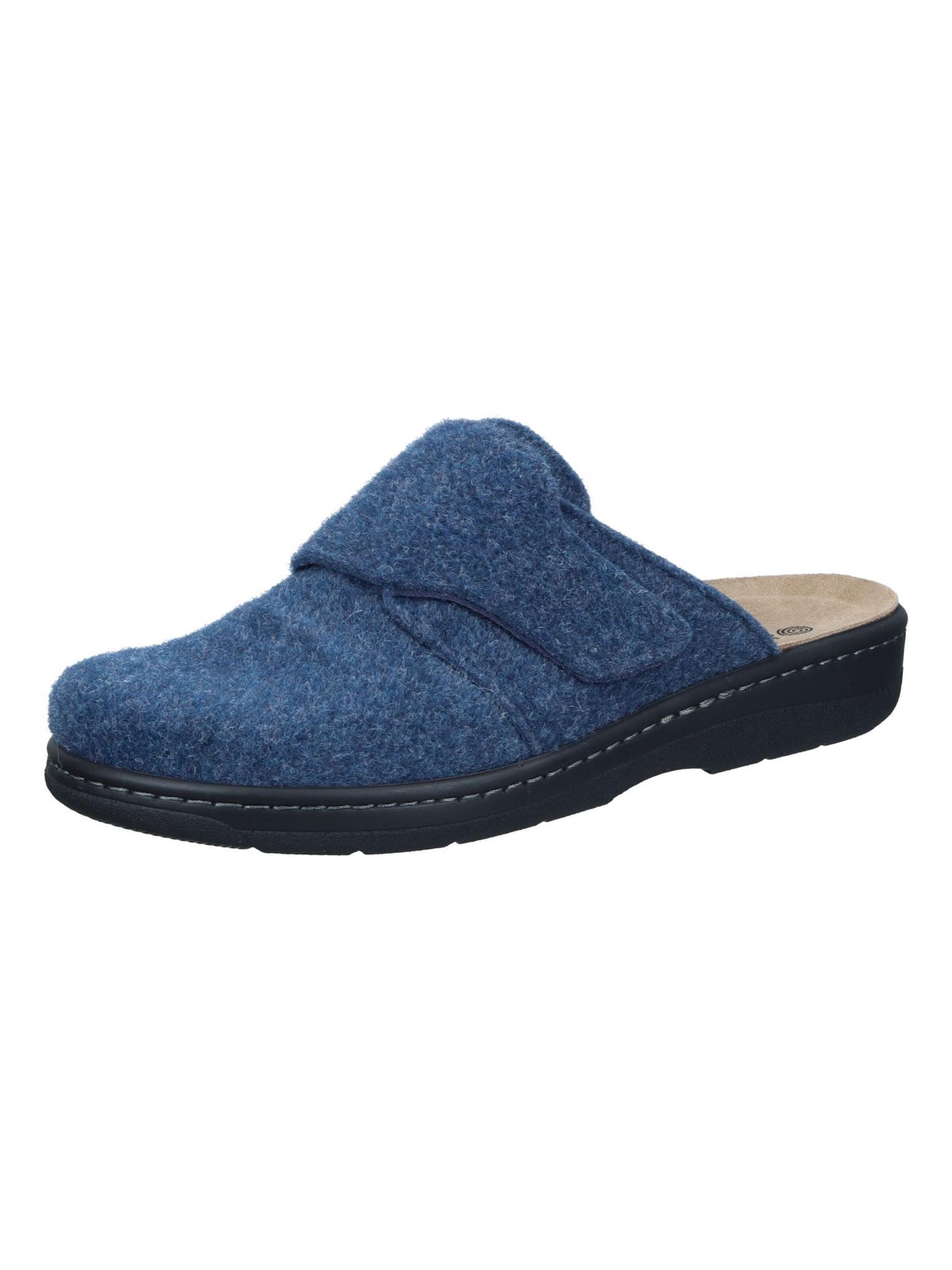 DR. BRINKMANN Slippers 'CHELVA HOME' in Blue: front