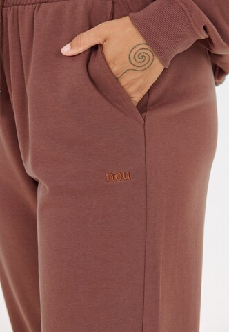 NOU Loose fit Workout Pants 'Vacay' in Brown