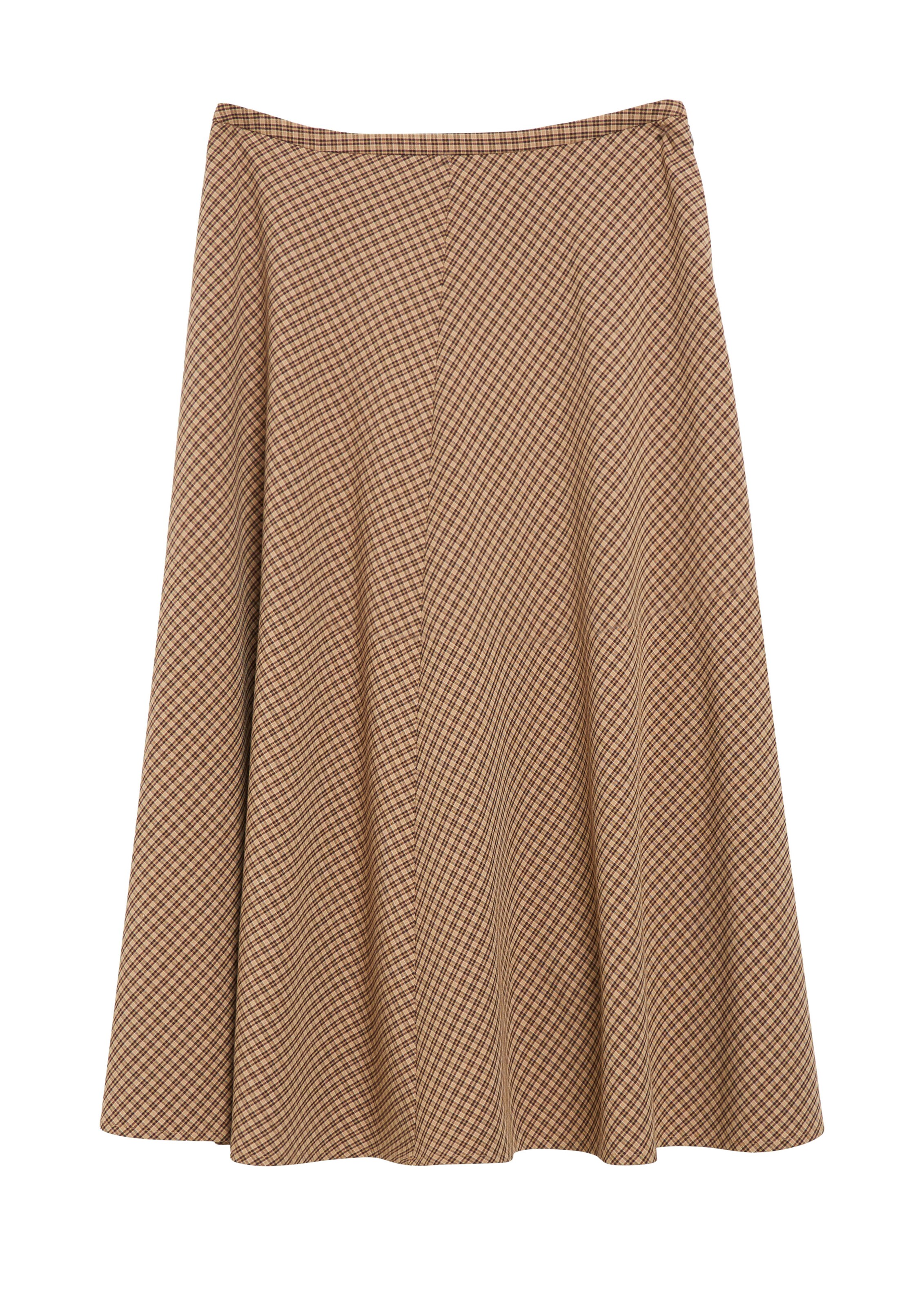 COMMA Skirt in 32 in Chocolate / Cappuccino / Off white, Item view