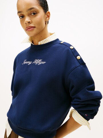 TOMMY HILFIGER Sweatshirt in Blau