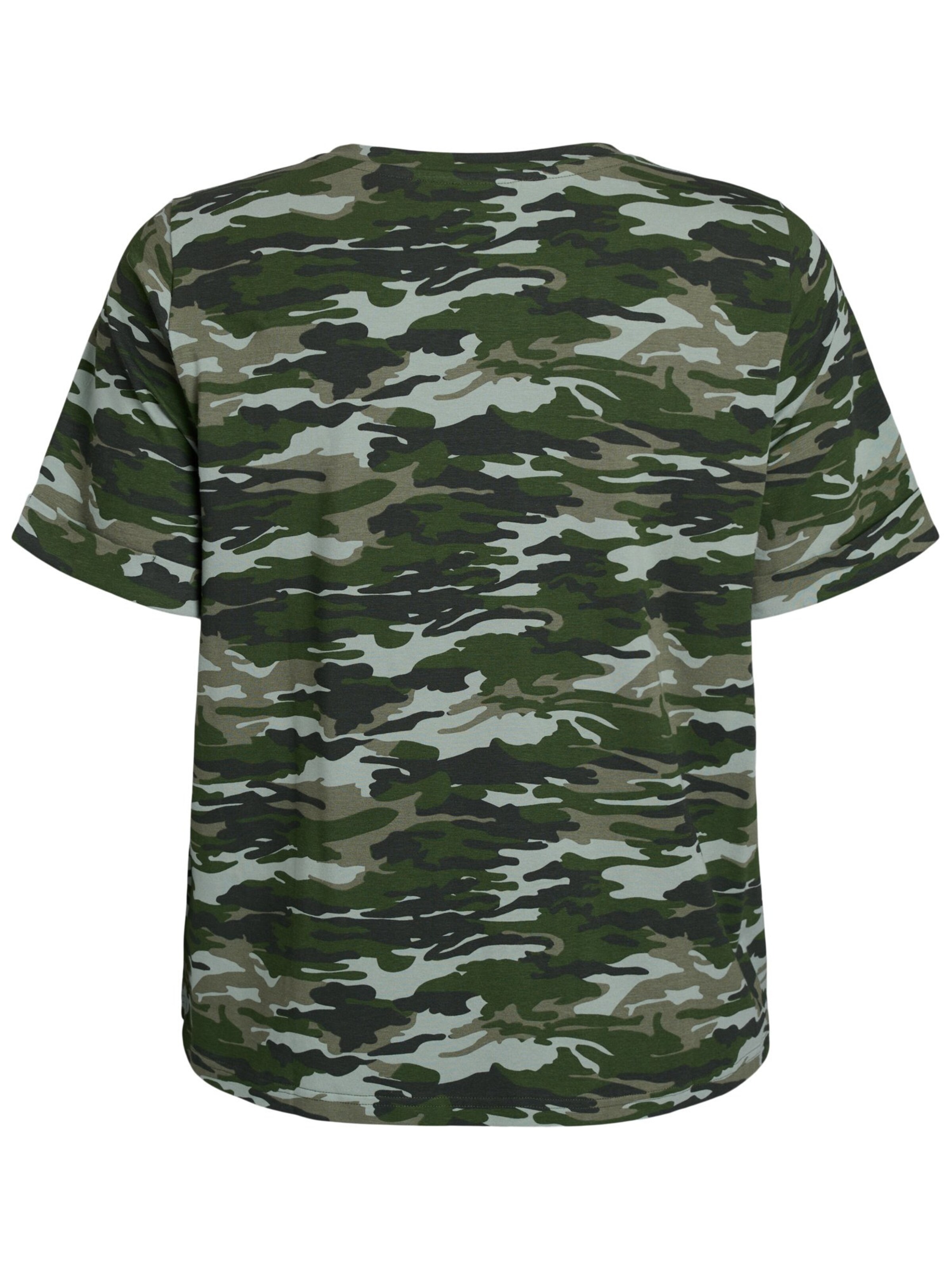 Zizzi Tričko 'CAWILMA' - Zelená