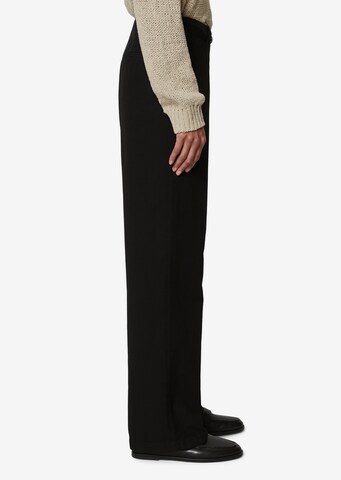 Wide Leg Pantalon chino Marc O'Polo en noir