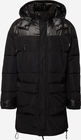 Karl Lagerfeld - Parka de inverno em preto: frente